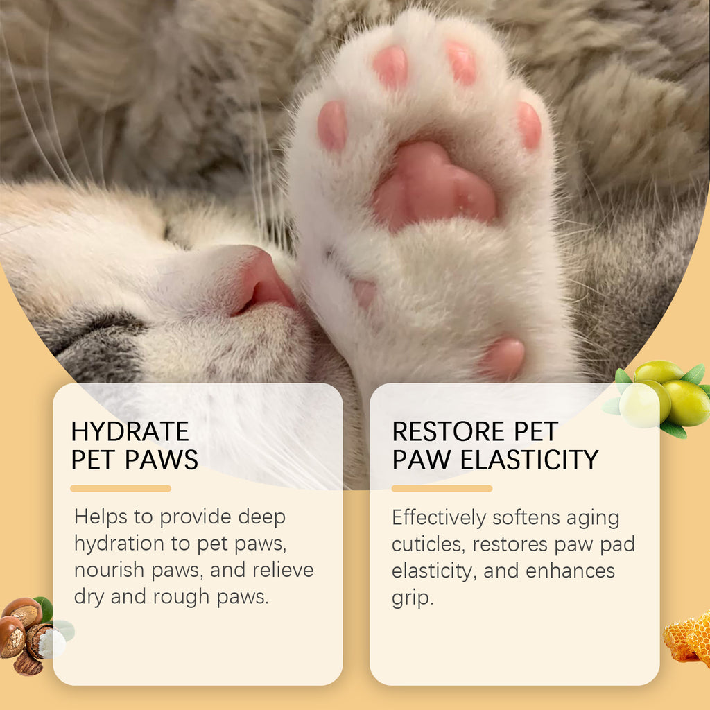 Paw balm packaging detail