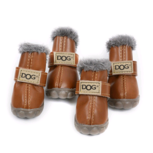 Winter Dog Snow Boots Set of 4