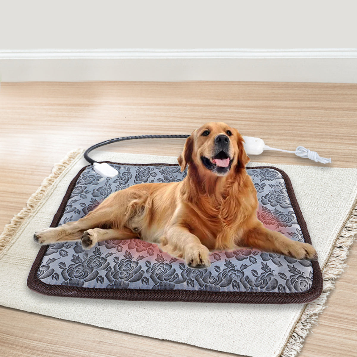 Pet heating pad features